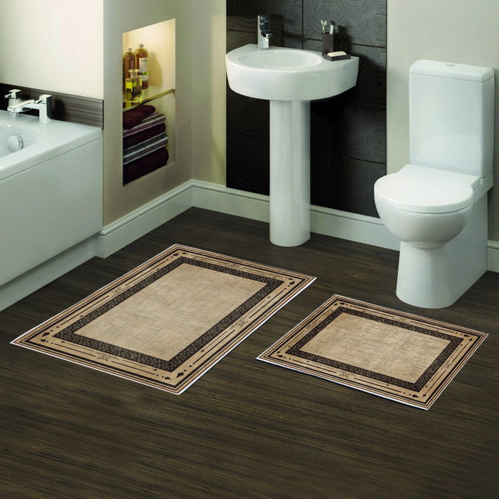 Mijölnir Juego de alfombrillas de baño Multicolor Mijölnir Juego de alfombrillas de baño Multicolor